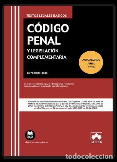 Livres: CODIGO PENAL Y LEGISLACION COMPLEMENTARIA 26&ordf; ED - AA.VV