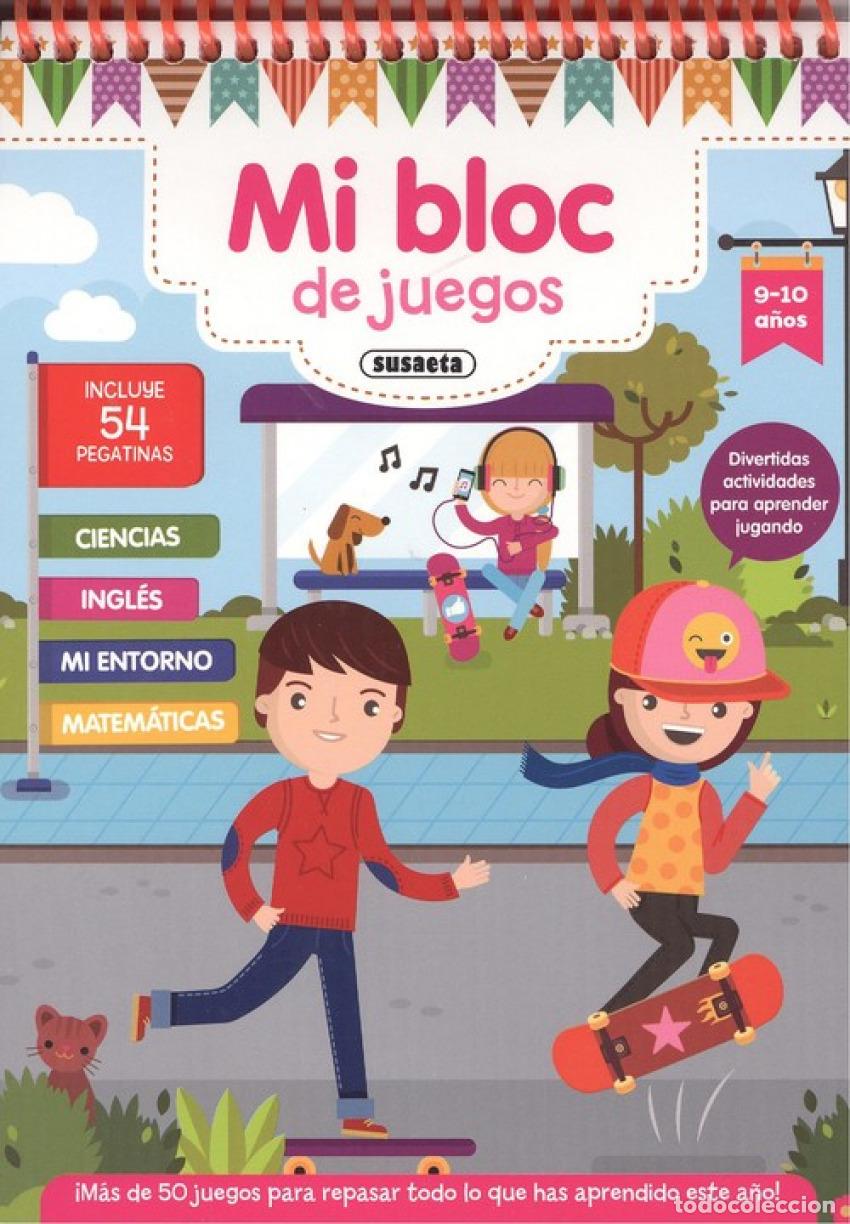 Livros: MI BLOC DE JUEGOS 9-10 A&Ntilde;OS - Cuadernos y kits interactivos y de actividades para ninos y ninas