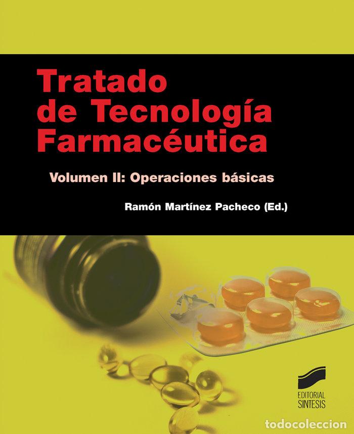 Livres: TRATADO DE TECNOLOGIA FARMACEUTICA VOL II OPERACIONES BASIC - MARTINEZ, RAMON
