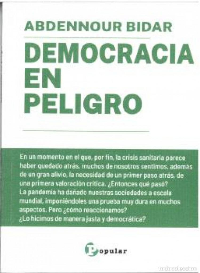books: DEMOCRACIA EN PELIGRO - Bidar, Abdennour