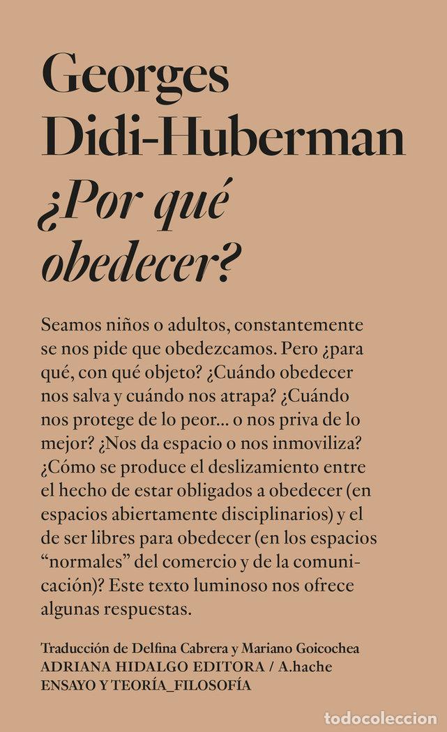 books: &iquest;POR QU&Eacute; OBEDECER? - Didi Huberman, Georges