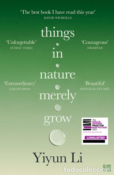 Livros: THINGS IN NATURE MERELY GROW - LI, YIYUN