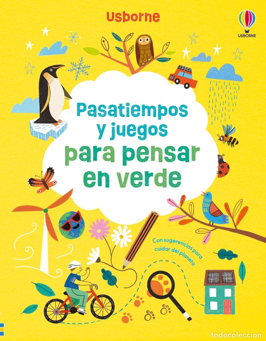 books: PASATIEMPOS Y JUEGOS PARA PENSAR EN VERDE - Tapsell, Micaela