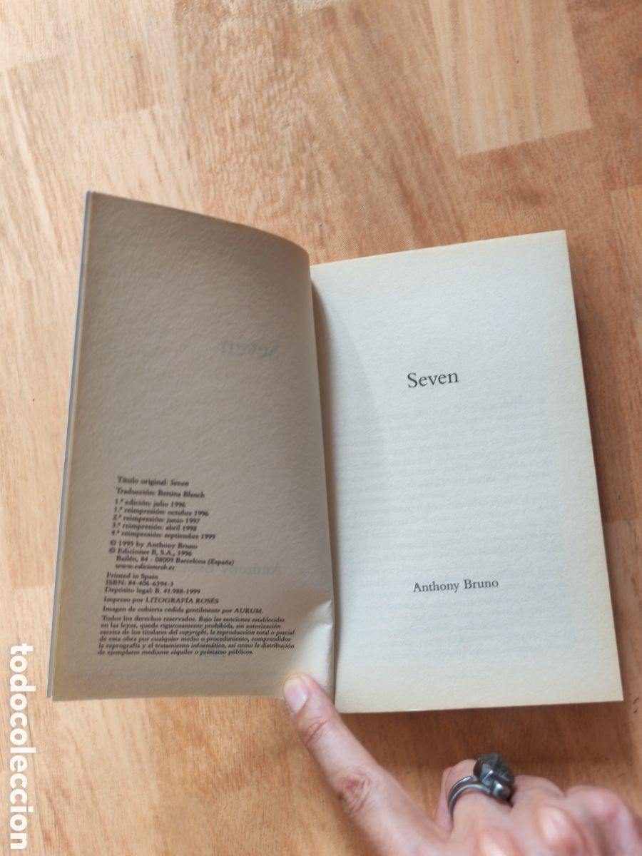 Libros: Libro seven de Anthony Bruno - Foto 5