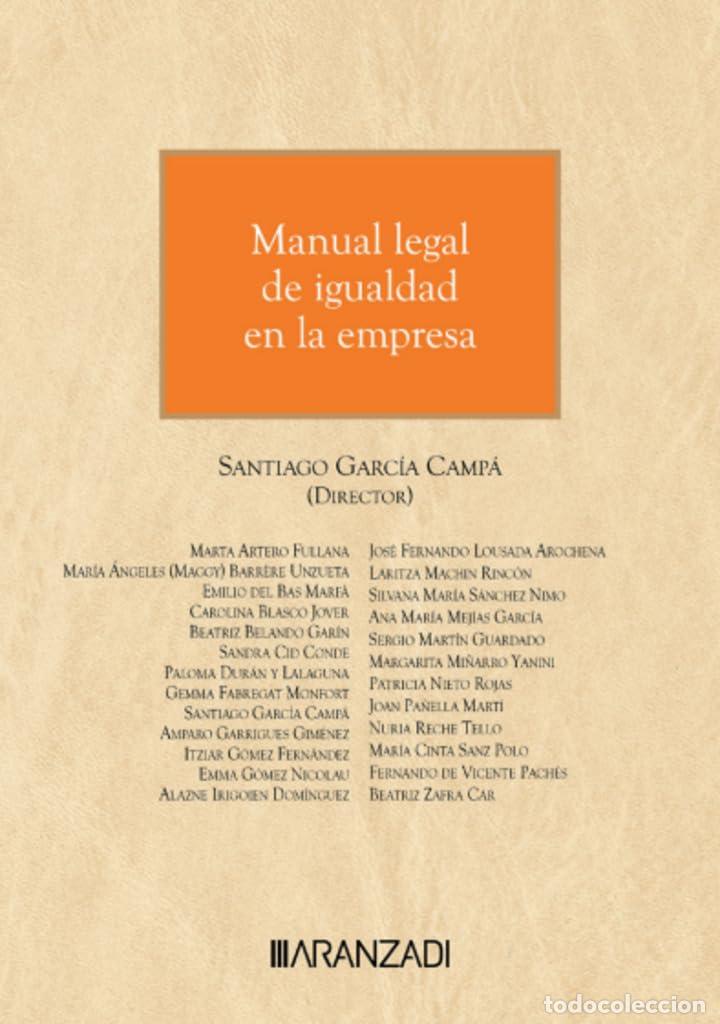 Libros: MANUAL LEGAL DE IGUALDAD EN LA EMPRESA - Vv Aa 3