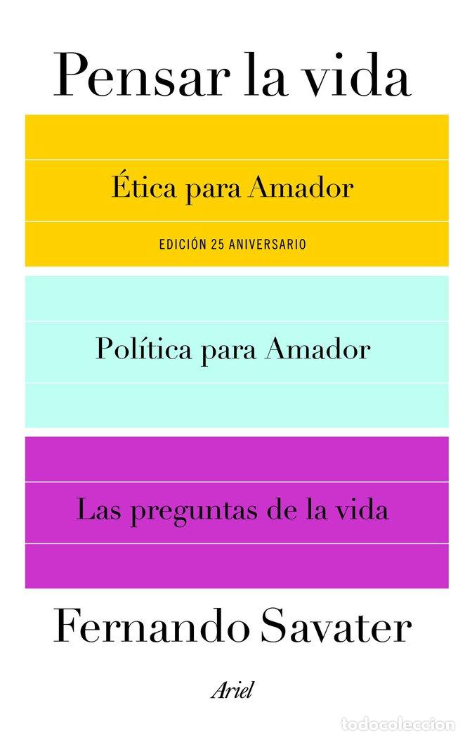 books: PENSAR LA VIDA - SAVATER, FERNANDO