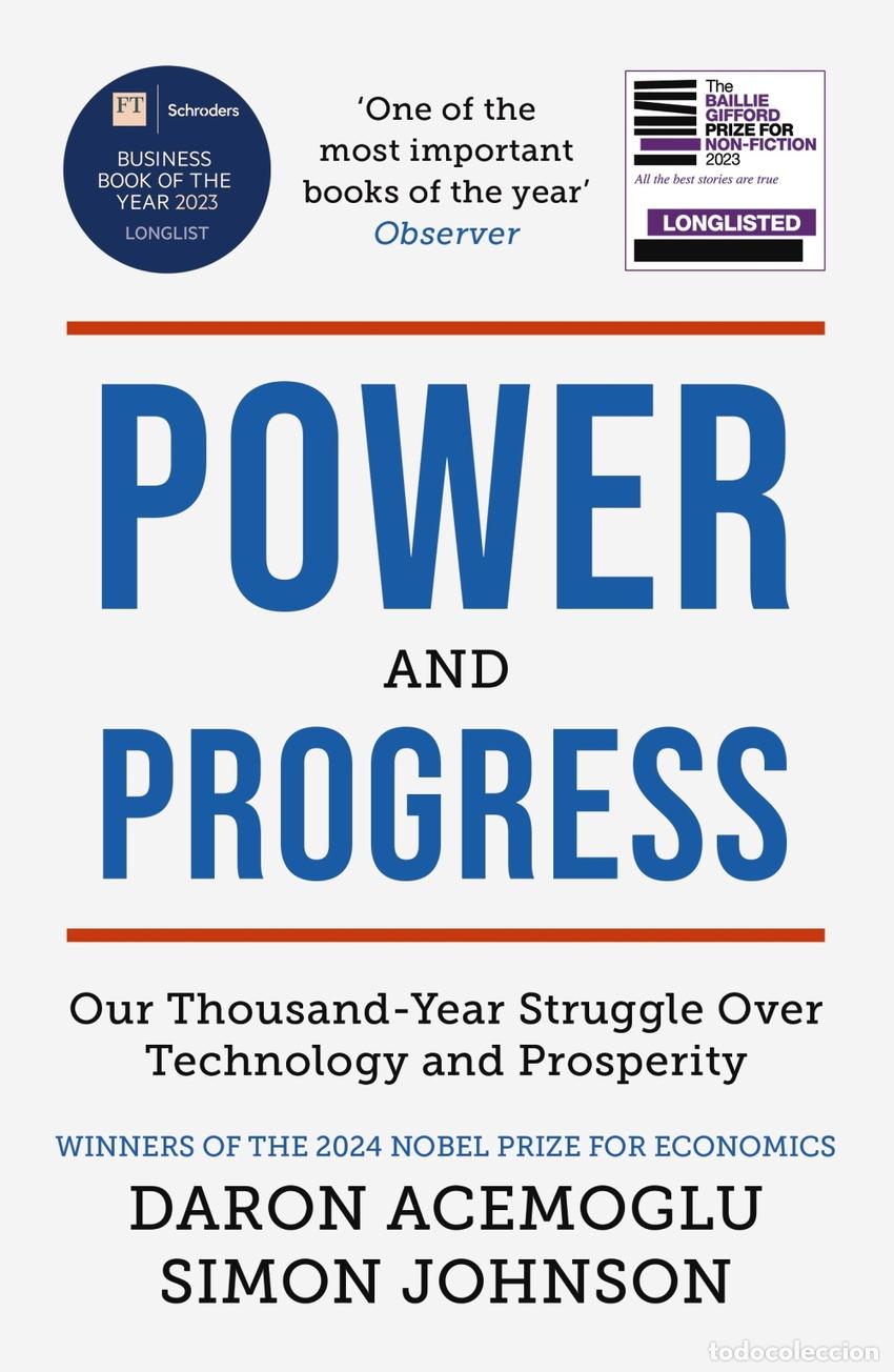 Livres: POWER AND PROGRESS - Acemoglu, Daron