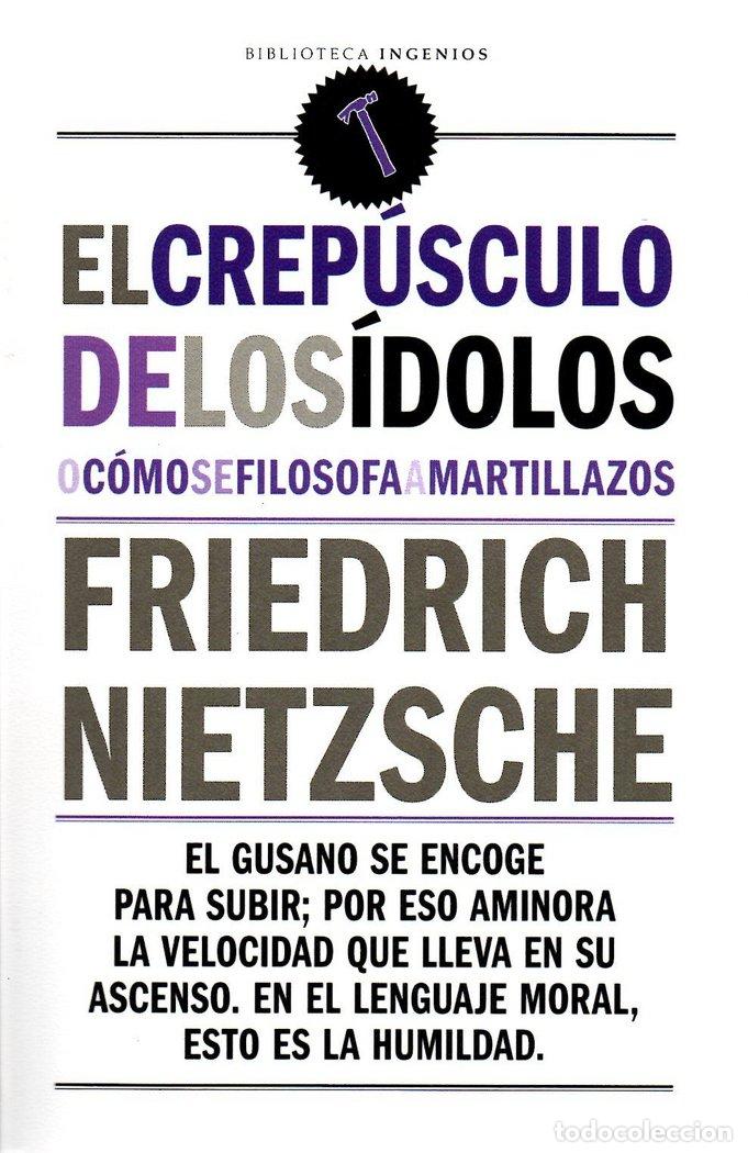 books: CREPUSCULO DE LOS IDOLOS,EL - NIETZSCHE, FRIEDRICH