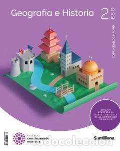 Livres: GEOGRAFIA HISTORIA 2&ordm;ESO MADRID 24 CONSTRUYENDO MUNDOS - AA.VV