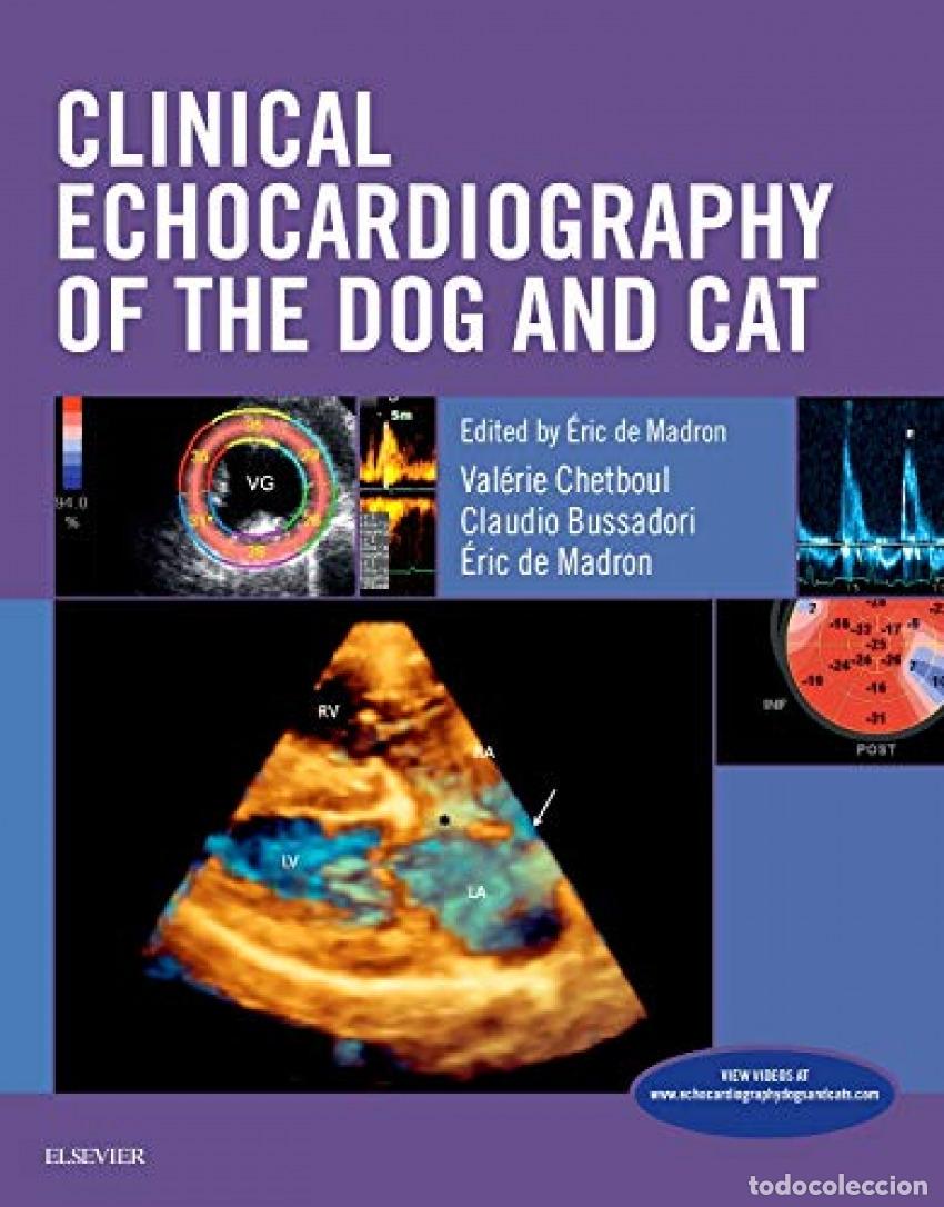 books: CLINICAL ECHOCARDIOGRAPHY OF THE DOG AND CAT - de Madron, Eric