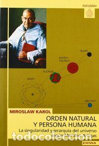 Libros: ORDEN NATURAL Y PERSONA HUMANA - KAROL, MIROSLAW