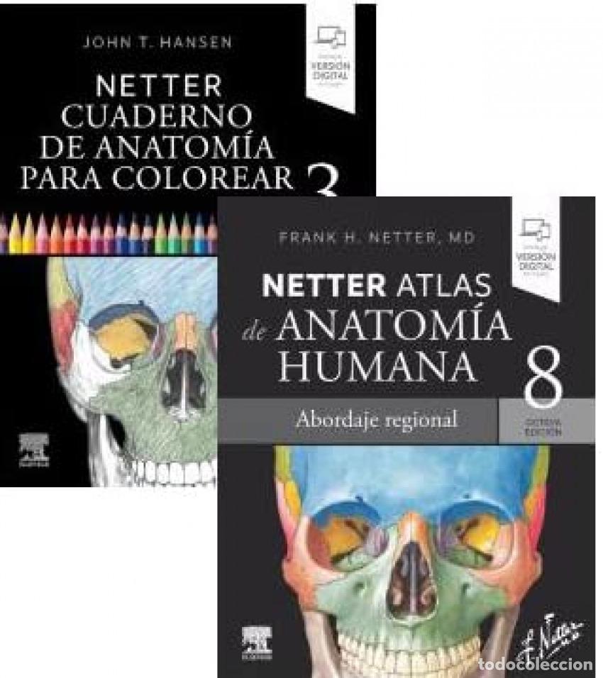 Libros: PACK CUADERNO ANATOMIA COLOREAR 3&ordf; ED ATLAS ANATOMIA HUMANA - Deportes y actividades de ocio al aire