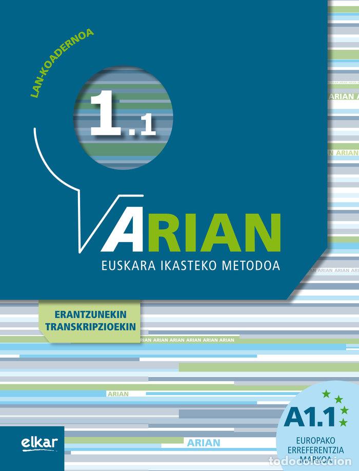 Libros: ARIAN A1.1 IAN-KOADERNOA ERANTZUNAK - VV.AA. - Foto 1