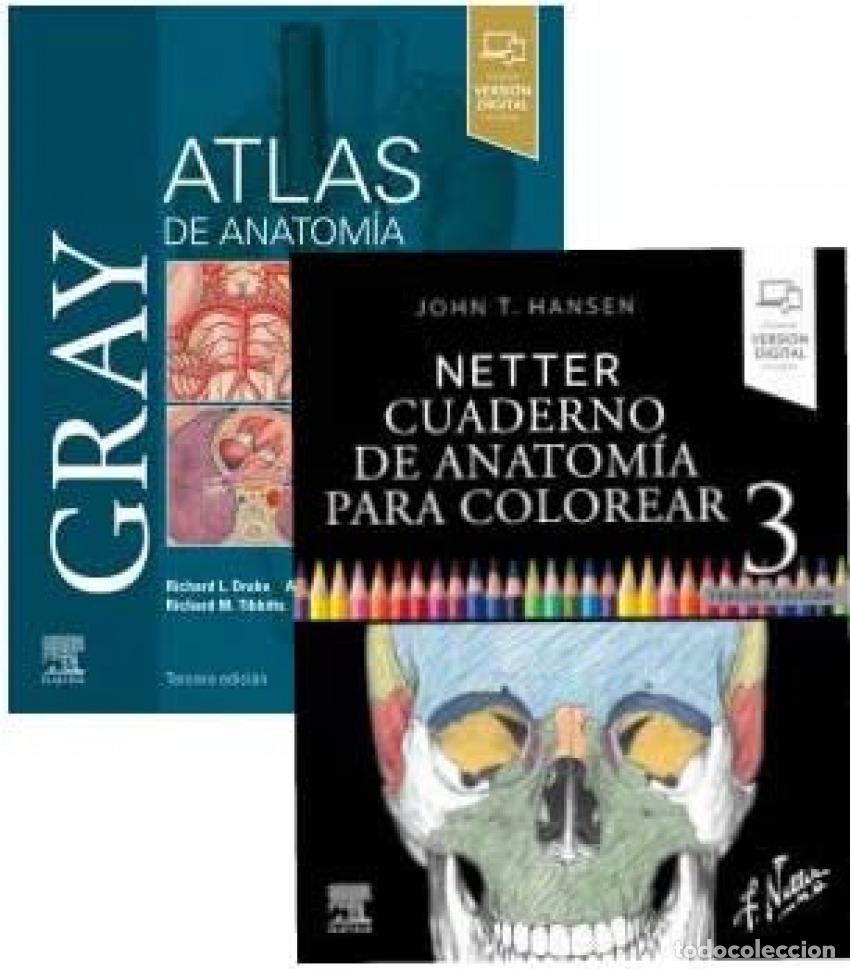 B&uuml;cher: PACK ATLAS ANATOMIA 3&ordf; ED CUADERNO ANATOMIA COLOREAR 3&ordf; ED - DRAKE