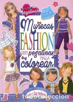 Livros: MU&Ntilde;ECAS FASHION CON PEGATINAS PARA COLOREAR - AA.VV.