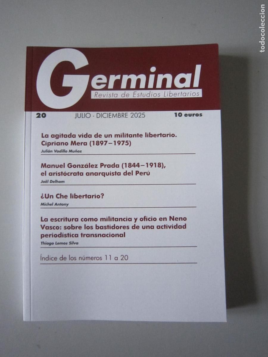 Libros: LIBRO - GERMINAL (REVISTA DE ESTUDIOS LIBERTARIOS) - 2025