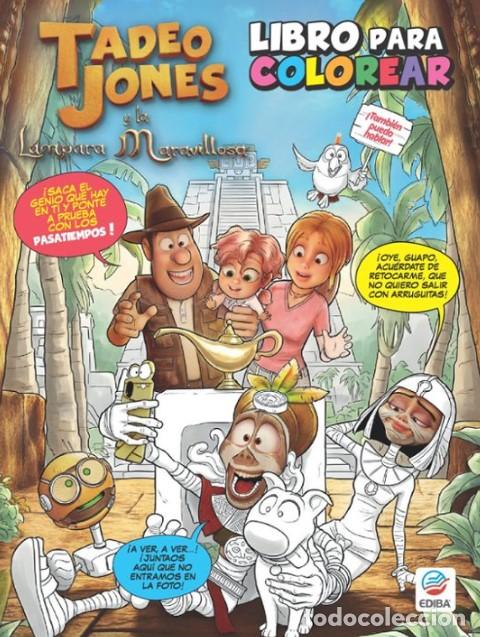 B&uuml;cher: COLOREA CON TADEO JONES:LA LAMPARA MAGICA - Varios autores