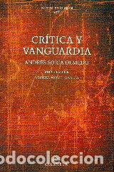 Libros: CRITICA Y VANGUARDIA - SORIA OLMEDO, ANDRES