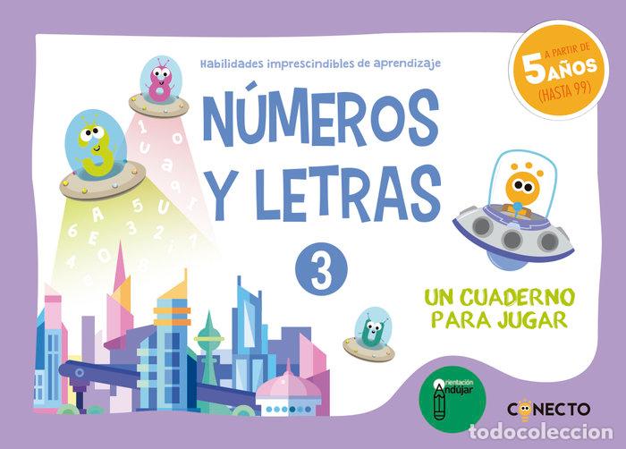 Livros: NUMEROS Y LETRAS 3 UN CUADERNO PARA JUGAR 5 A&Ntilde;OS - CIUDAD REAL NU&Ntilde;EZ, GINES MANUEL