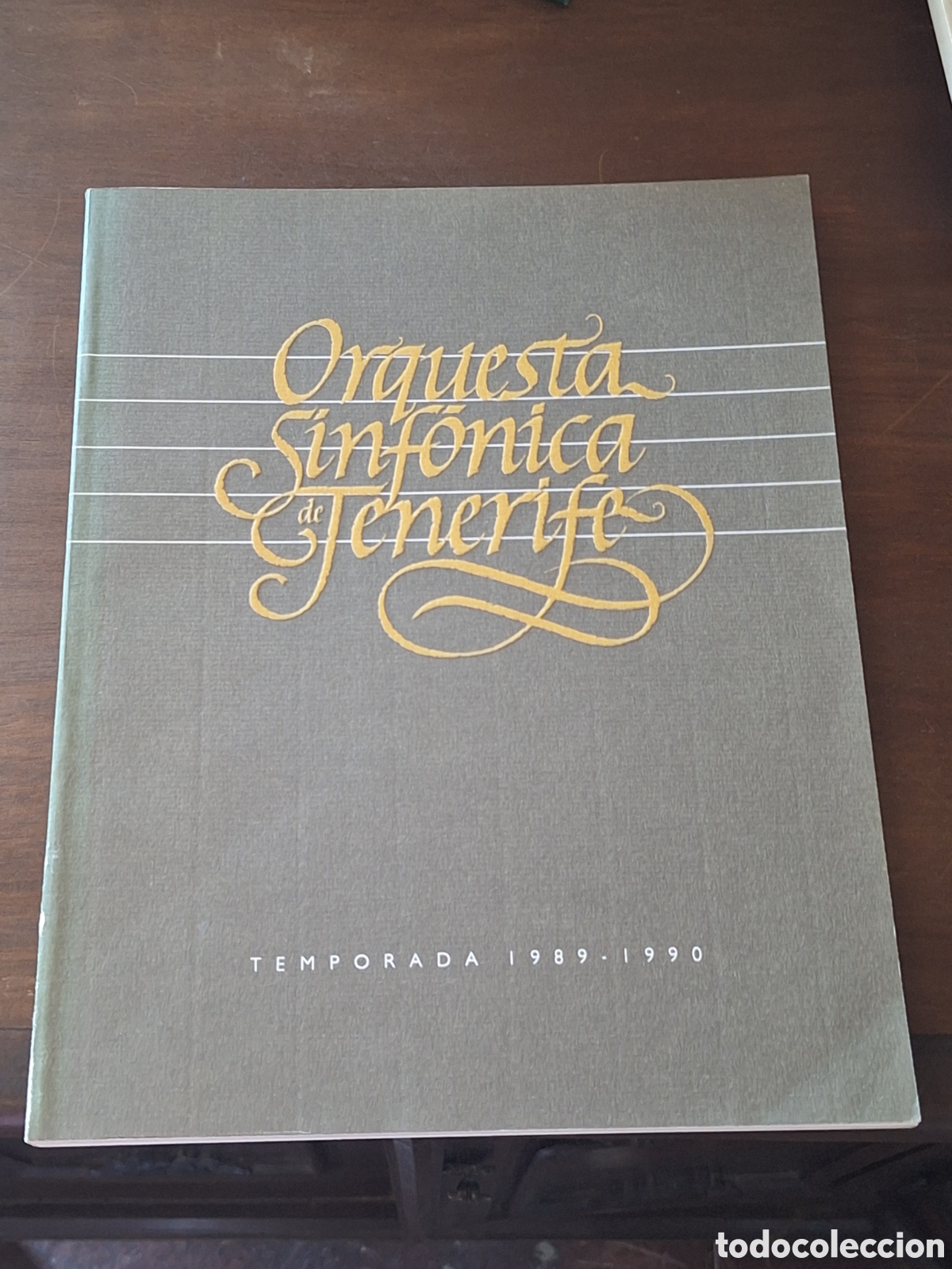 Libros: Orquesta sinf&oacute;nica de Tenerife 1989 1990 .