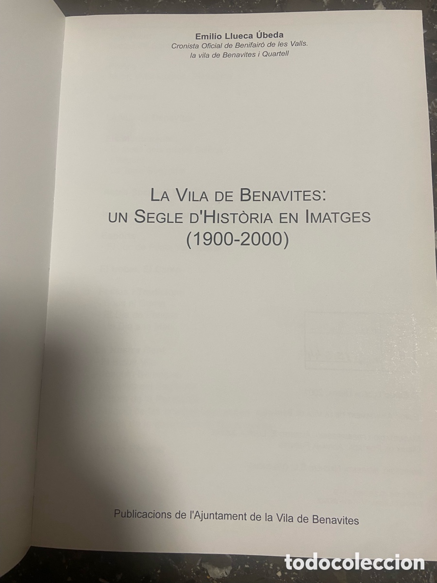 Libros: Libro sobre la historia de La Vila de Benavites. - Foto 3