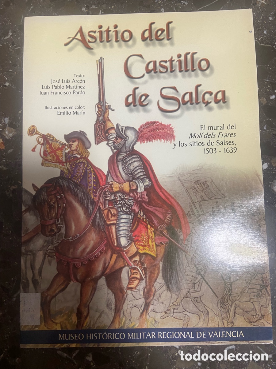 Libros: Libro sobre el Asedio del Castillo de Sal&ccedil;a, que incluye el mural del Mol&iacute; dels Frares