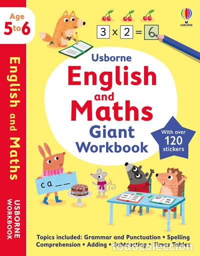 B&uuml;cher: USBORNE ENGLISH AND MATHS GIANT WORKBOOK 5-6 - BATHIE, HOLLY