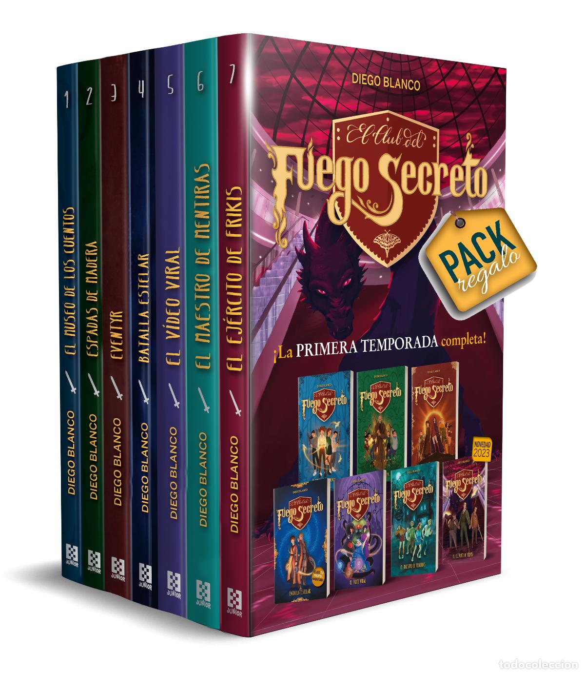 Libri: EL CLUB DEL FUEGO SECRETO (PACK 7 LIBROS) - Blanco Albarova, Diego