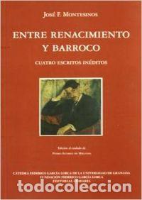 Livros: ENTRE RENACIMIENTO Y BARROCO - Fern&aacute;ndez Montesinos, Manuel