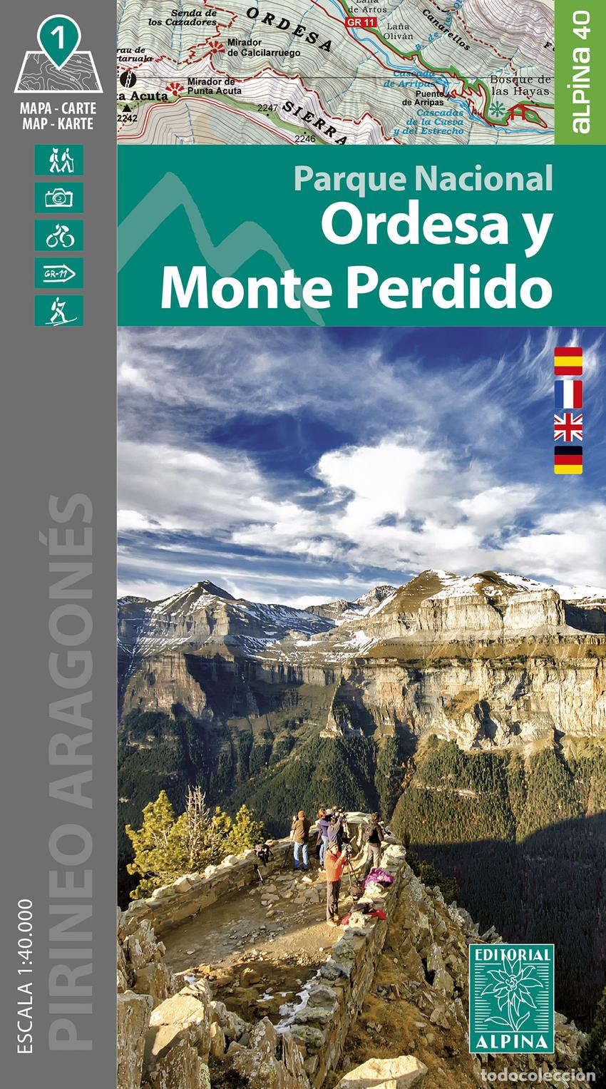 Livros: ORDESA Y MONTE PERDIDO - EQUIPO TECNICO EDITORIAL ALPINA
