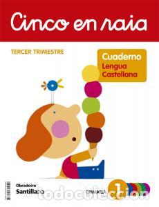 Livros: Cinco en raia caderno lingua1 primaria 3 trimprimaria.1er curso - .