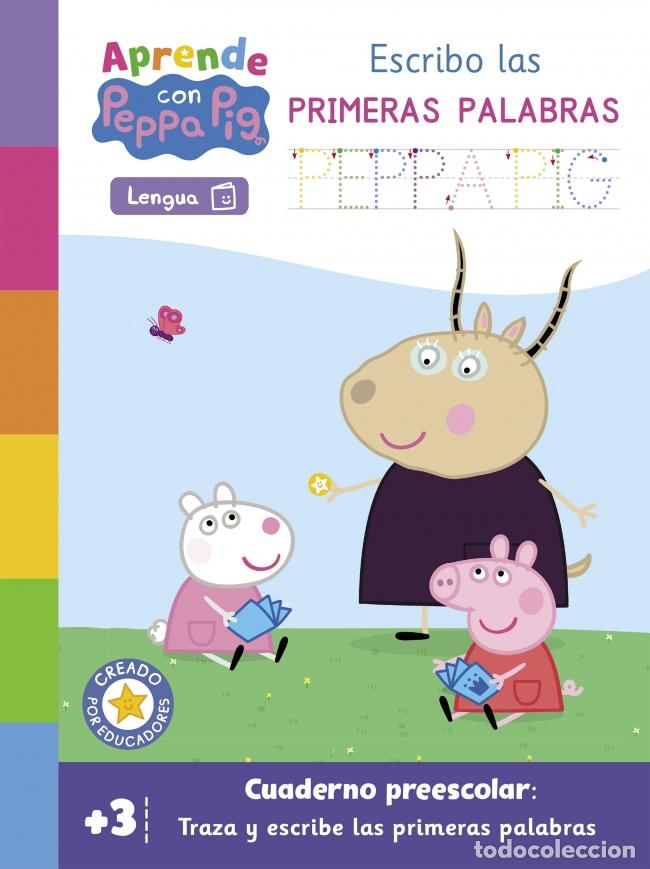 Livros: APRENDE CON PEPPA. ESCRIBO LAS PRIMERAS PALABRAS CON LETRA MAY&Uacute;SCULA - Hasbro