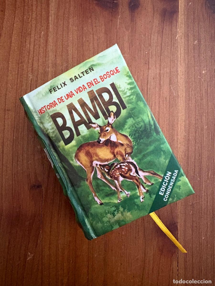 Libros: MINI LIBRO MINILIBRO TAPA DURA BAMBI 436 PAGINAS 6.5X5X2.5 CMS. NUEVO Y SIN USO