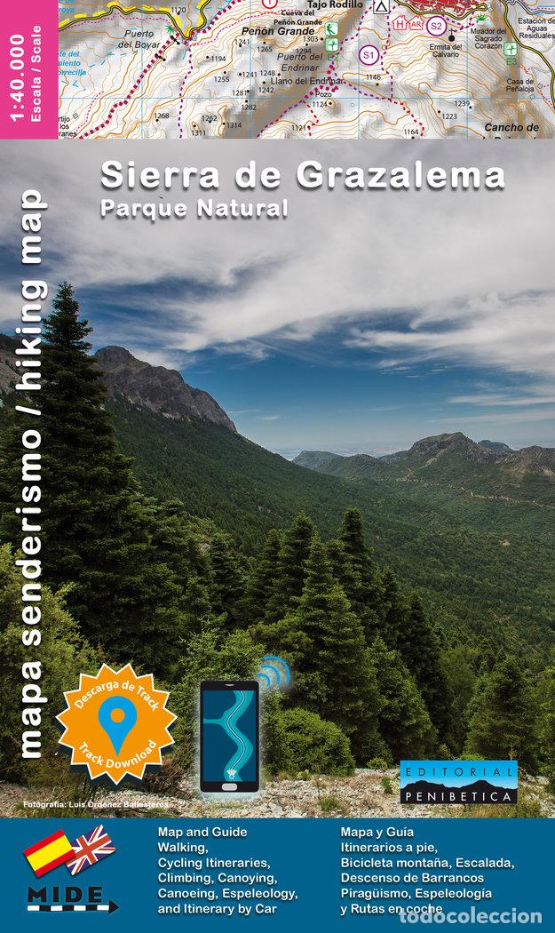 Libros: MAPA SIERRA DE GRAZALEMA PARQUE NATURAL - SIERRA, ANTONIO