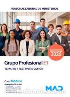 Livres: GRUPO PROFESIONAL E1 PERSONAL LABORAL MINISTERIO TEMARIO Y T - AA.VV