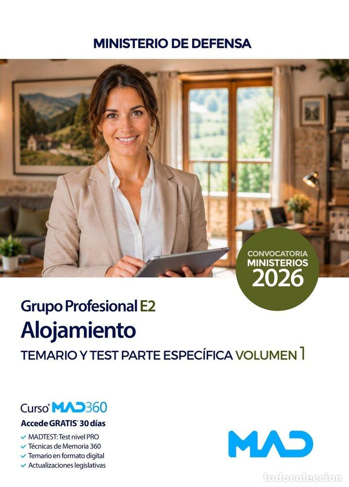 Libros: ALOJAMIENTO GRUPO PROFESIONAL E2 TEMARIO ESPECIFICO 1 Y TEST - AA.VV
