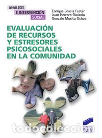 Livros: EVALUACION DE RECURSOS Y ESTRESORES PSICOSOCIALES EN LA COMU - GRACIA FUSTER, ENRIQUE