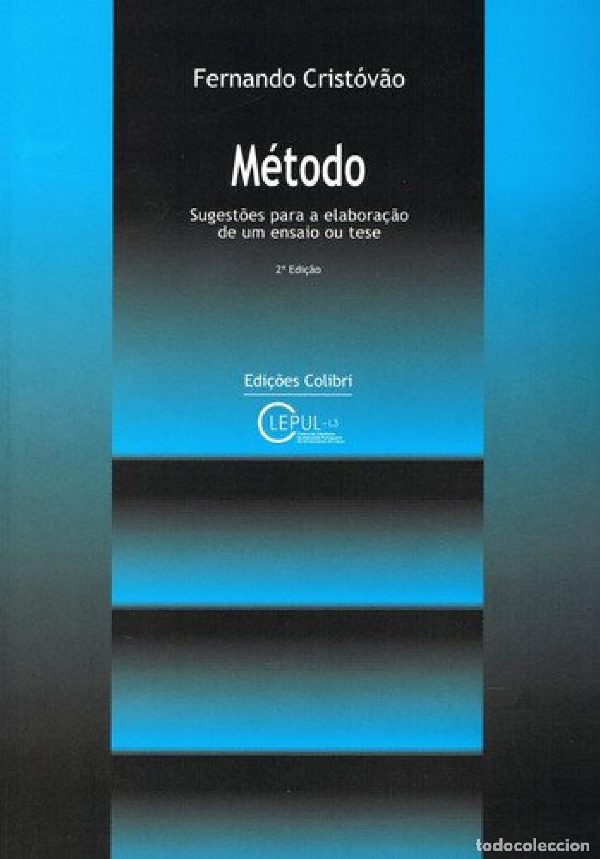 B&uuml;cher: M&Eacute;TODO SUGEST&Otilde;ES PARA A ELABORA&Ccedil;&Atilde;O DE UM ENSAIO OU TESE - Crist&oacute;v&atilde;o, Fernando