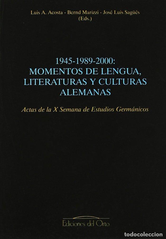 B&uuml;cher: MOMENTOS DE LENG.LIT.Y CULT.ALEMANAS: - ACOSTA, L.A., MARIZZI, B., SAGUES, J.L.