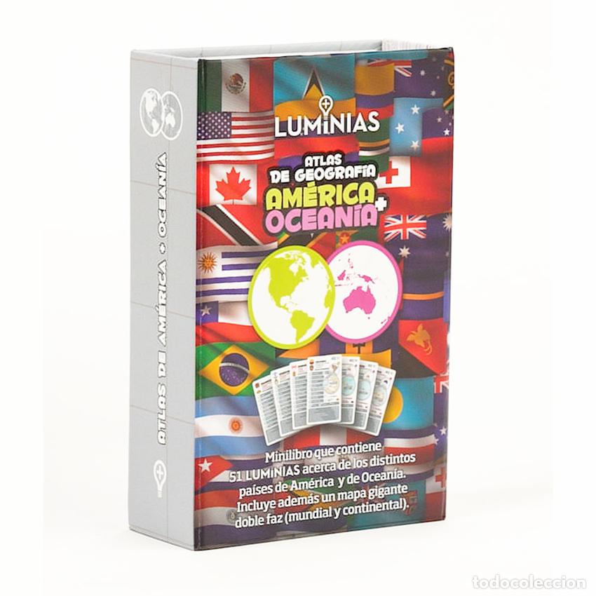 Libros: ATLAS DE GEOGRAF&Iacute;A - AM&Egrave;RICA + OCEAN&Iacute;A (ESTUCHE CON 52 CARTAS) CARTAS) - Bezares, A