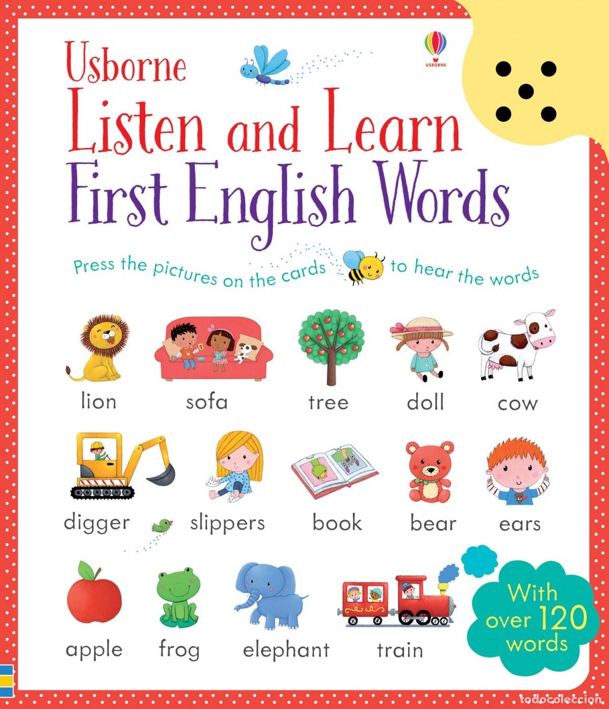 Libros: LISTEN AND LEARN. FIRST ENGLISH WORDS - Usborne
