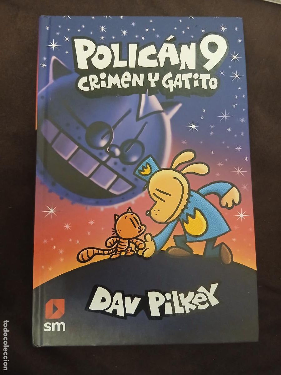 Libros: POLICAN 9. CRIMEN Y GATITO. DAV PILKEY. SM.