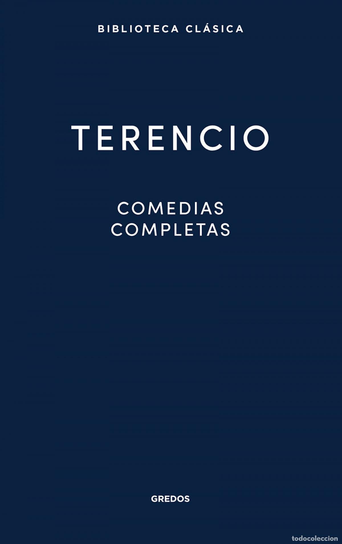 Livros: 34. COMEDIAS COMPLETAS - Terencio