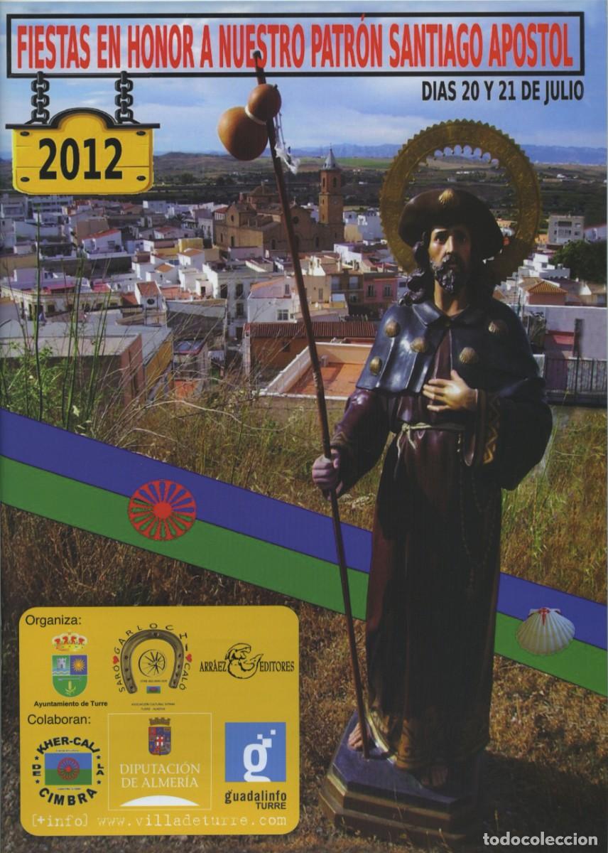 Libros: Fiestas en honor a nuestro patr&oacute;n Santiago Ap&oacute;stol, 2012, d&iacute;as 20 y 21 de julio. Turre (Almer&iacute;a)