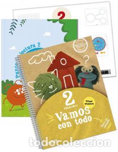 Libros: Vamos con todo 2. primer trimestre. plus punto de lectura 2. plus material manipulativprimaria.2ocur