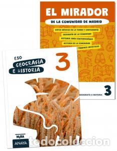 Livres: Geografia e historia 3 plus el mirador de la comunidad de madride.s.o..3er cursomira - Grupo Anaya
