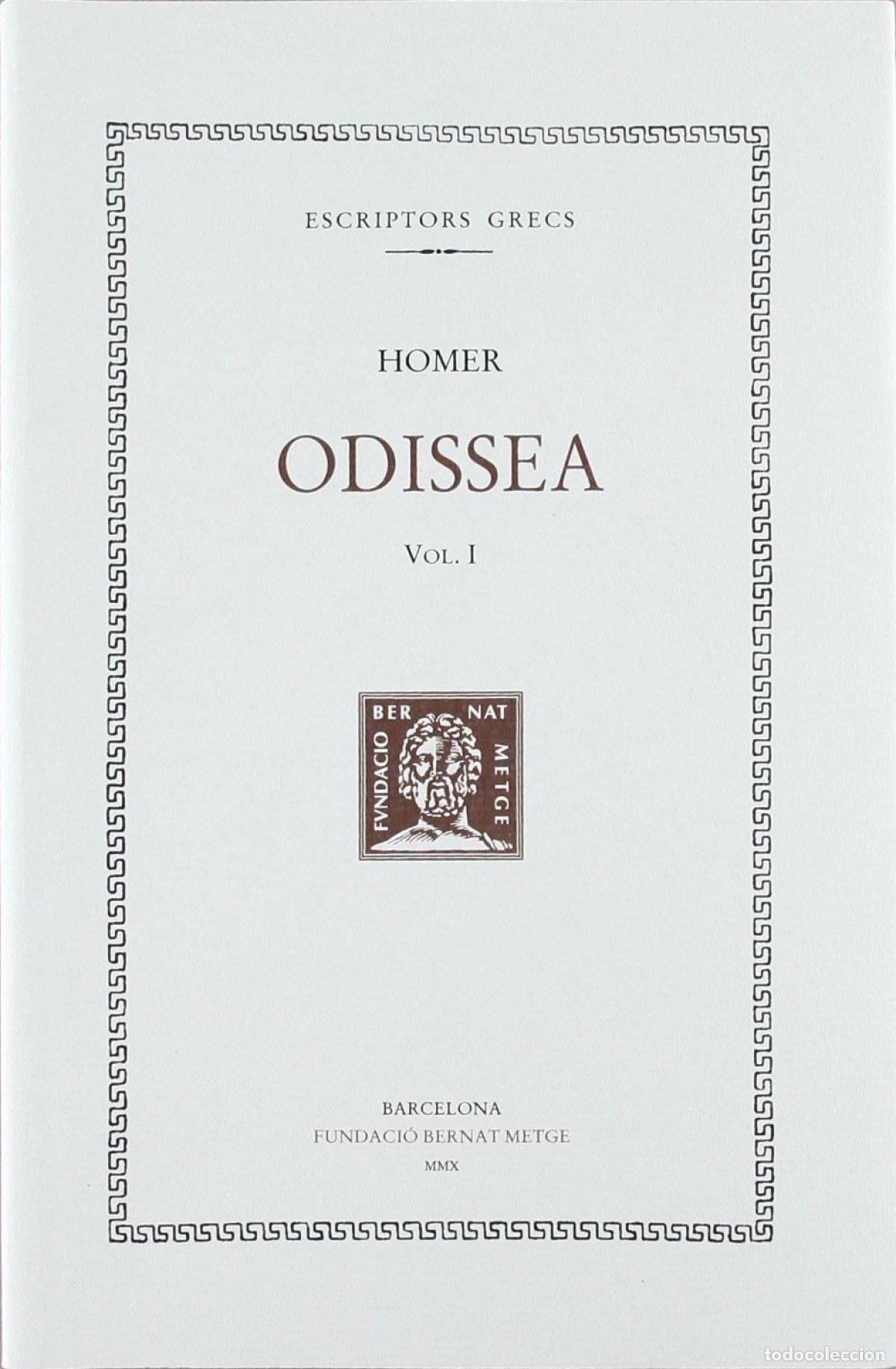 Livres: ODISSEA VOL.I.ED.BILING&Uuml;E - Homer