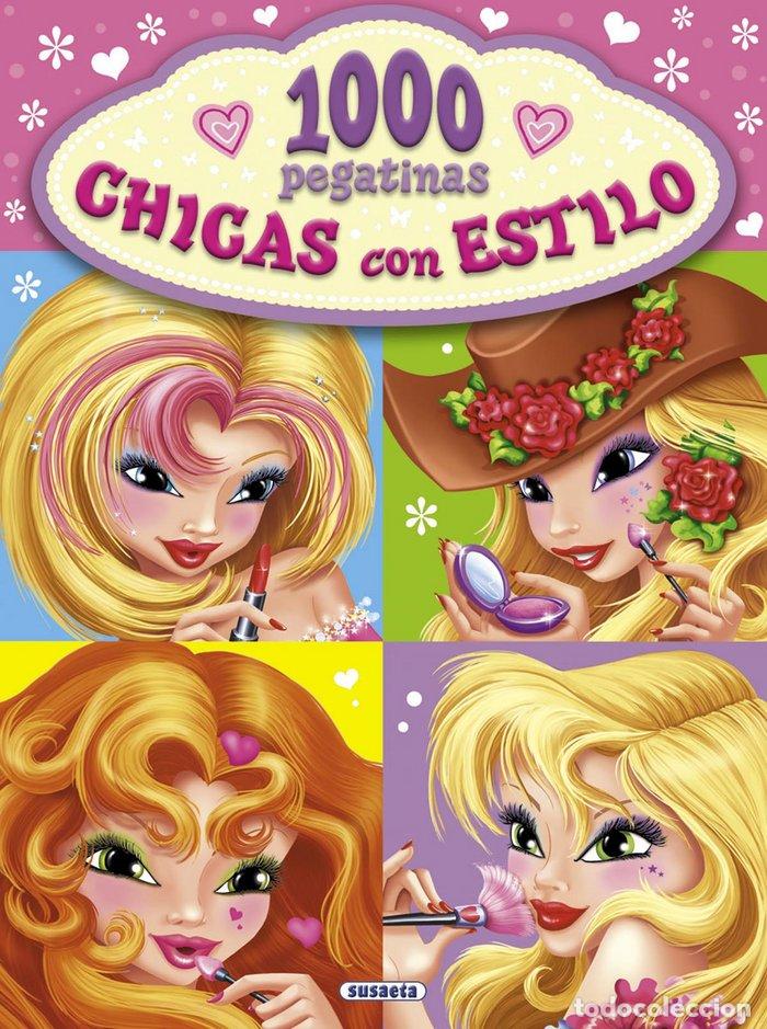 Libros: 1000 PEGATINAS CHICAS CON ESTILO ROSA - AA.VV