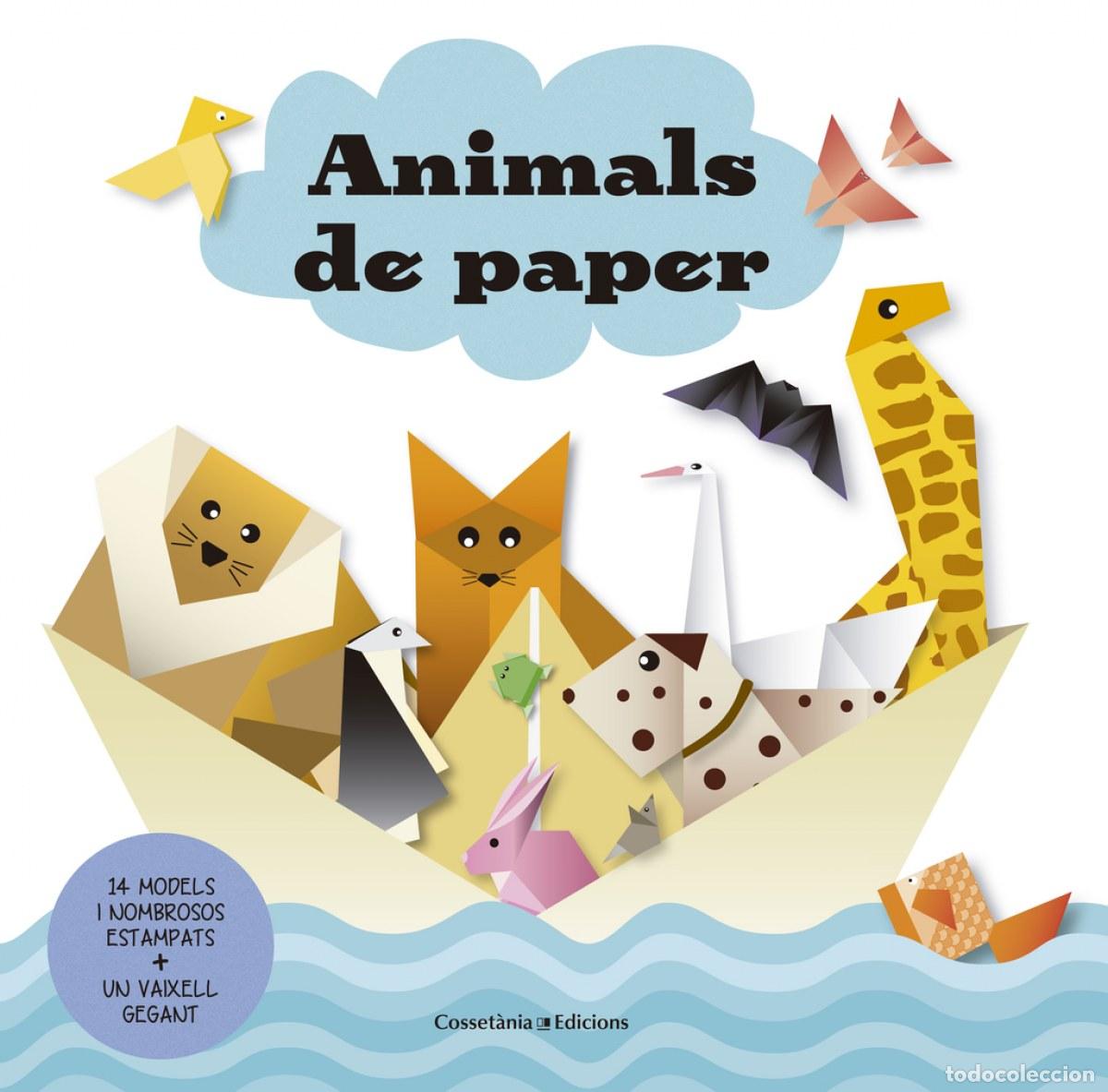 Libros: ANIMALS DE PAPER - Cuadernos y kits interactivos y de actividades para ninos y ninas