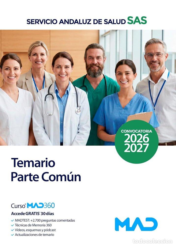 Libros: TEMARIO PARTE COMUN SERVICIO ANDALUZ DE SALUD SAS - AA.VV
